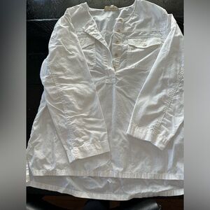 Madewell Poplin Tunic shirt - S